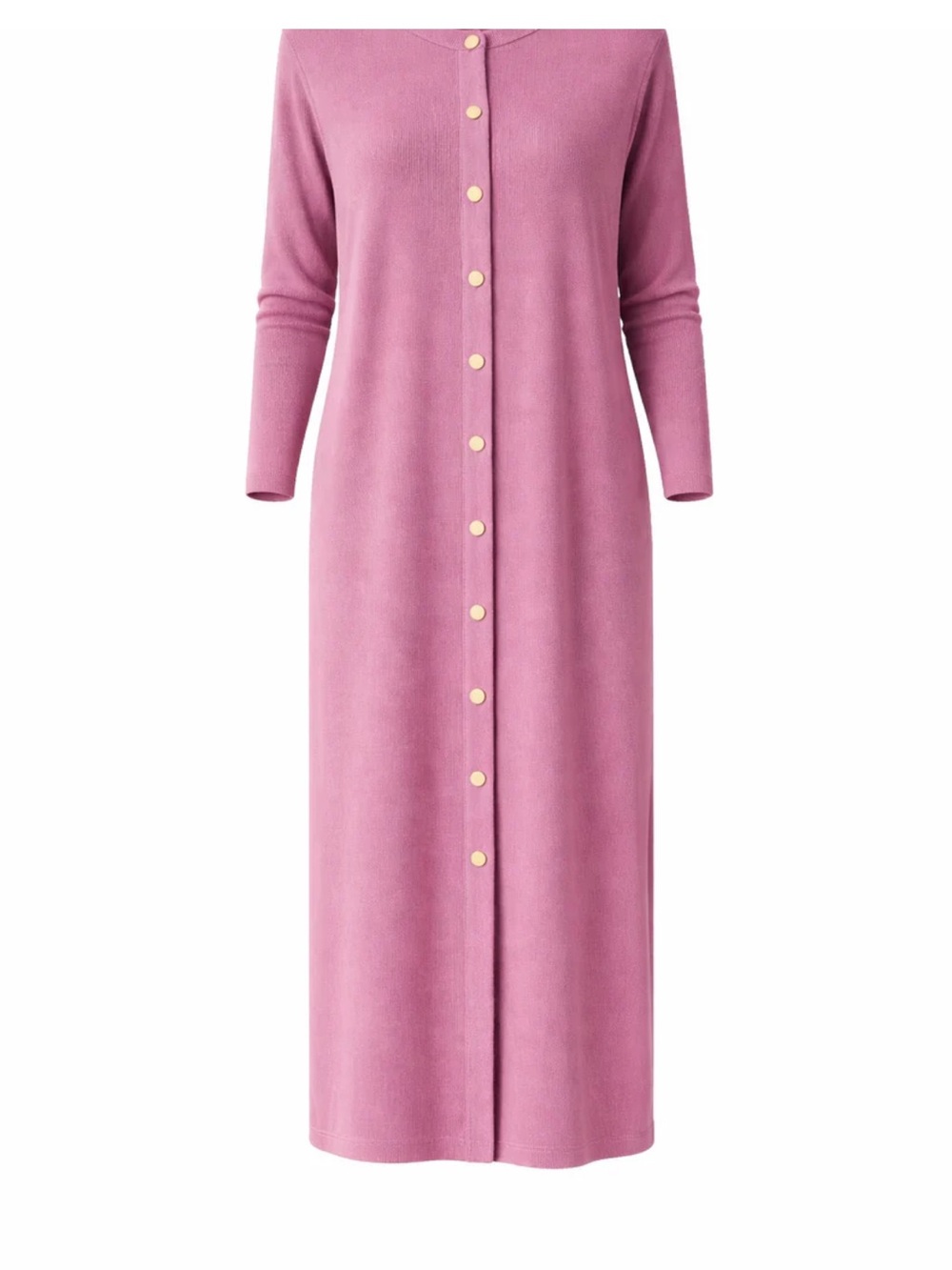 Aleeza Paris Purple but looks more
dusty rose to me Button-Front Maxi Lounge